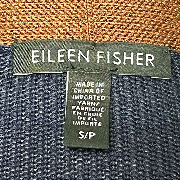 ⬇️ EILEEN FISHER Cardigan Size S Open Front - Picture 11 of 12
